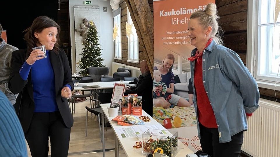 Asiakkuuspäällikkö Petra Sulkama 12.12.2023 asiakaspäivässämme