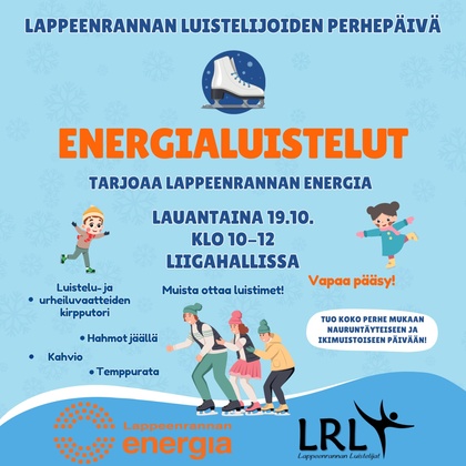 Energialuistelut - somekuva - Lappeenrannan Luistelijat ry
