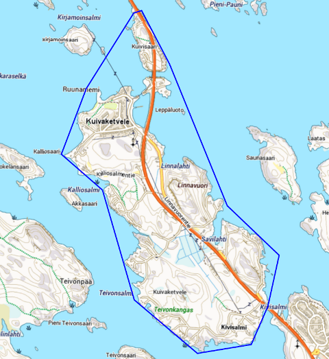 lappeenrannan-energiaverkot-maakaapeloi-kartta-kuivaketvel