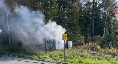 Muuntajapalo Kanavansuulla 19.9.