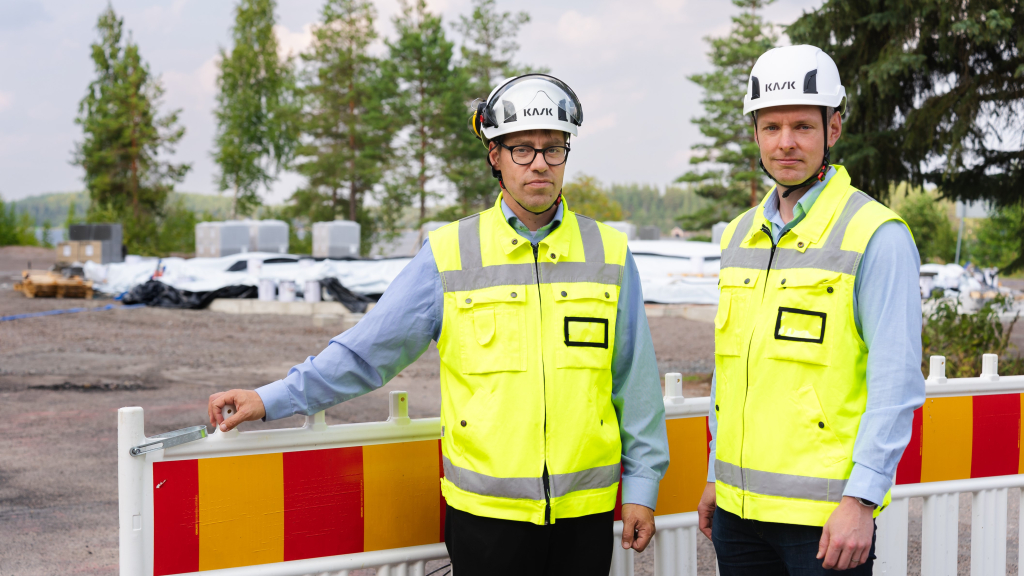 Toimitusjohtajat Arto Nikkanen ja Jussi Selenius