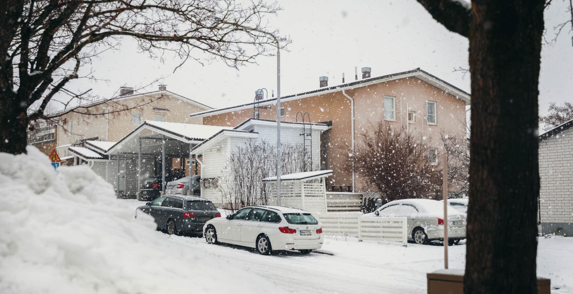 Savonkadun rivitalo lämpiää kaukolämmöllä