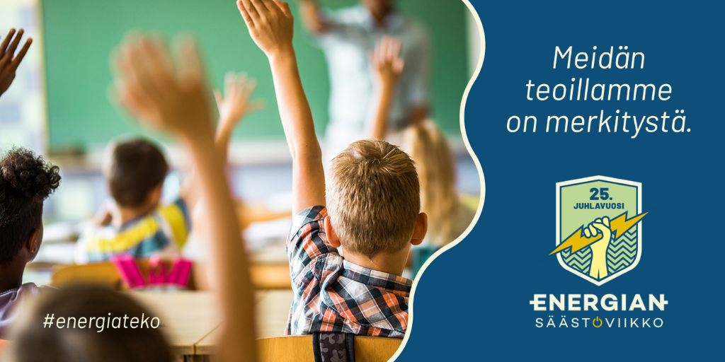 Energiansäästöviikko 25 vuotta - kampanjakuva