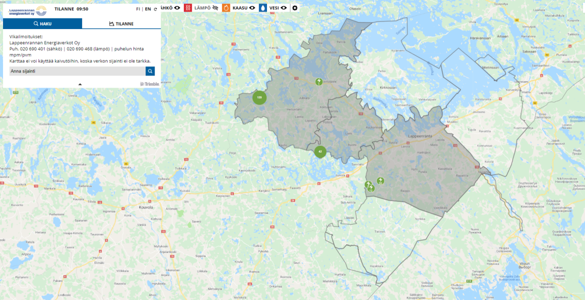 Sähköverkon viat ja niitä ennaltaehkäisevät toimet jatkuvat.