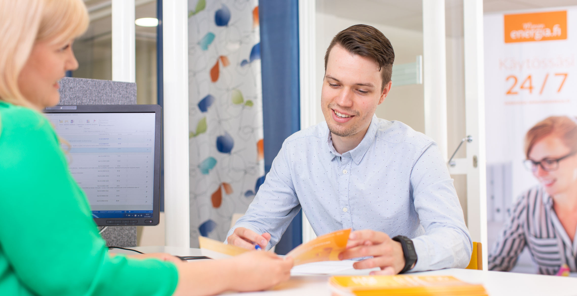 Lappeenrannan Energian verkkopalveluiden saavutettavuusselosteen sivun kuvituskuva.