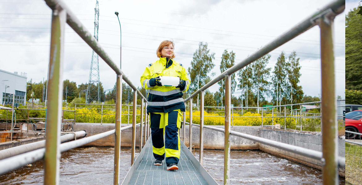 Kuvituskuva jätevedenpuhdistamolta.
