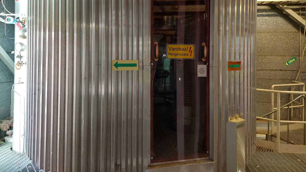 Mertaniemen sähkökattila.