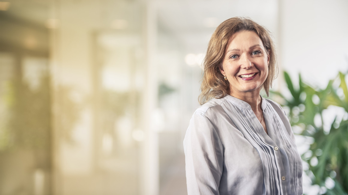 Kuvassa Pia Laakkonen Lappeenrannan Energialta.