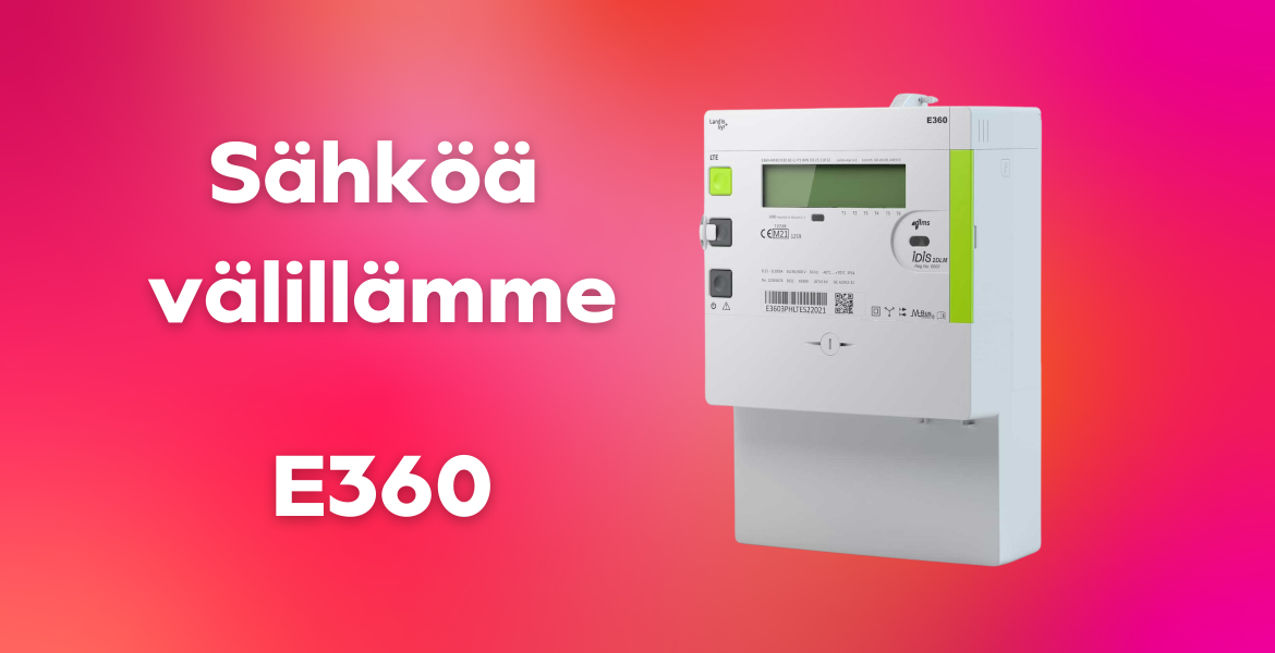 Sähköä välillämme - sähkömittari E360