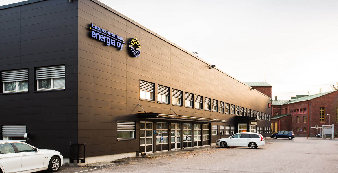 Lappeenrannan Energian toimipiste Simolantiellä. Kuvituskuva.