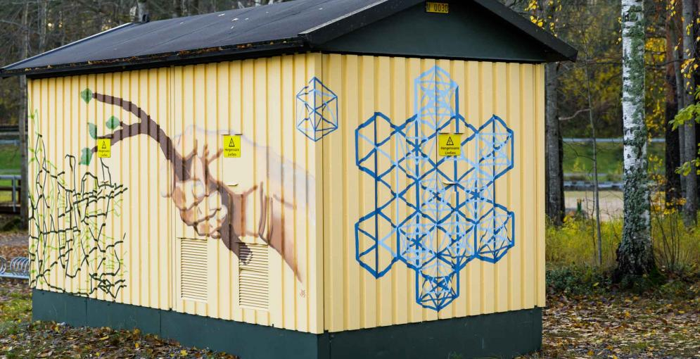 Puistomuuntamo Myllysaaressa - kuvituskuva