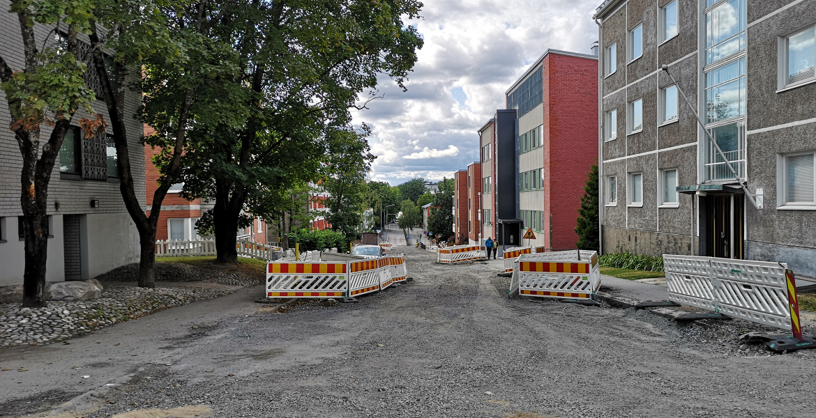 Raastuvankadun työmaa