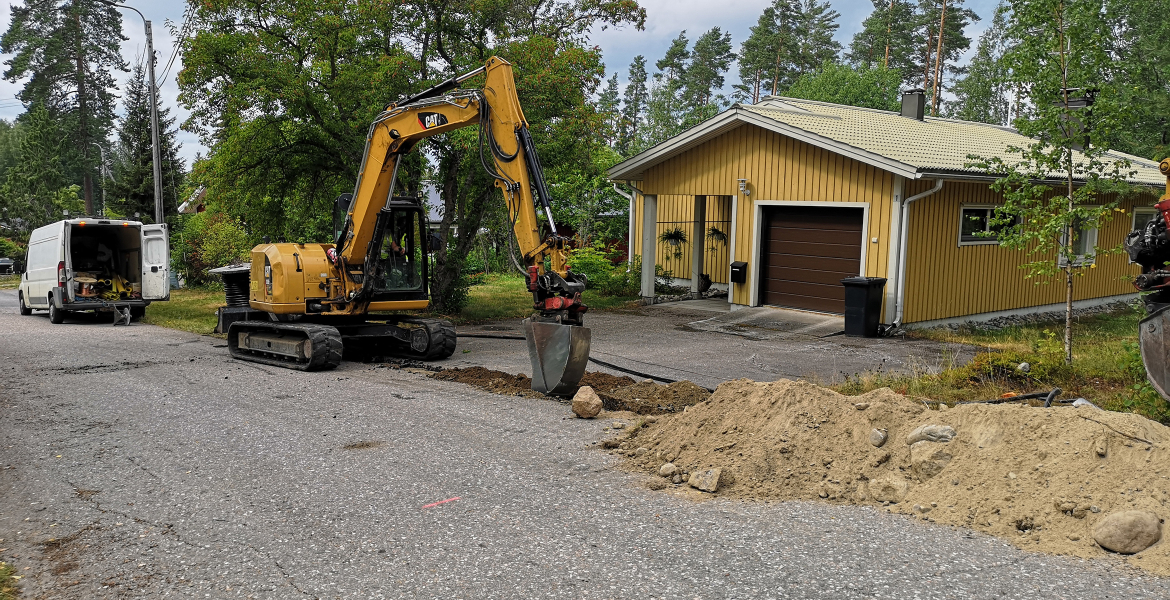 Säävarman sähköverkon rakentaminen