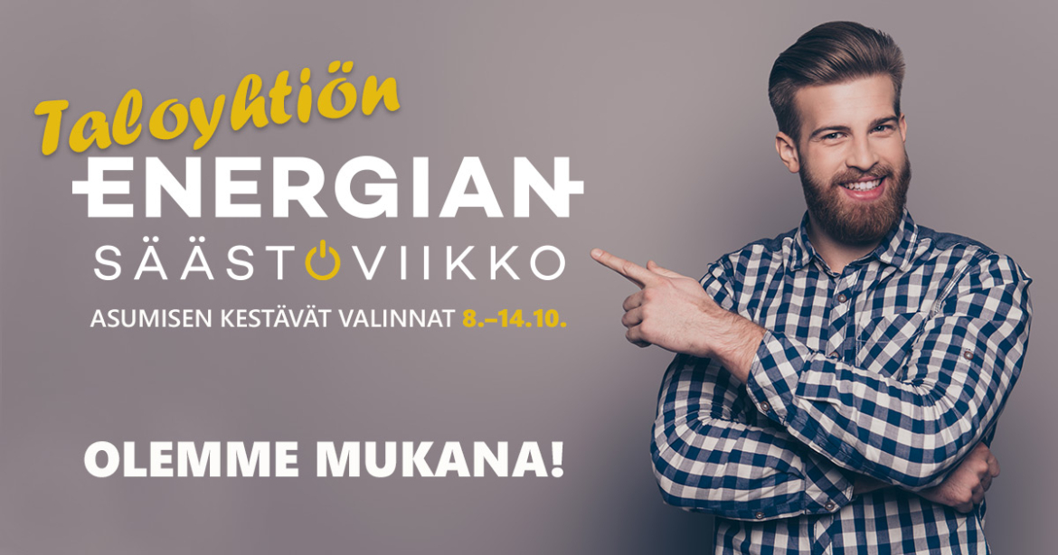 Taloyhtiö - tule mukaan säästämään energiaa.