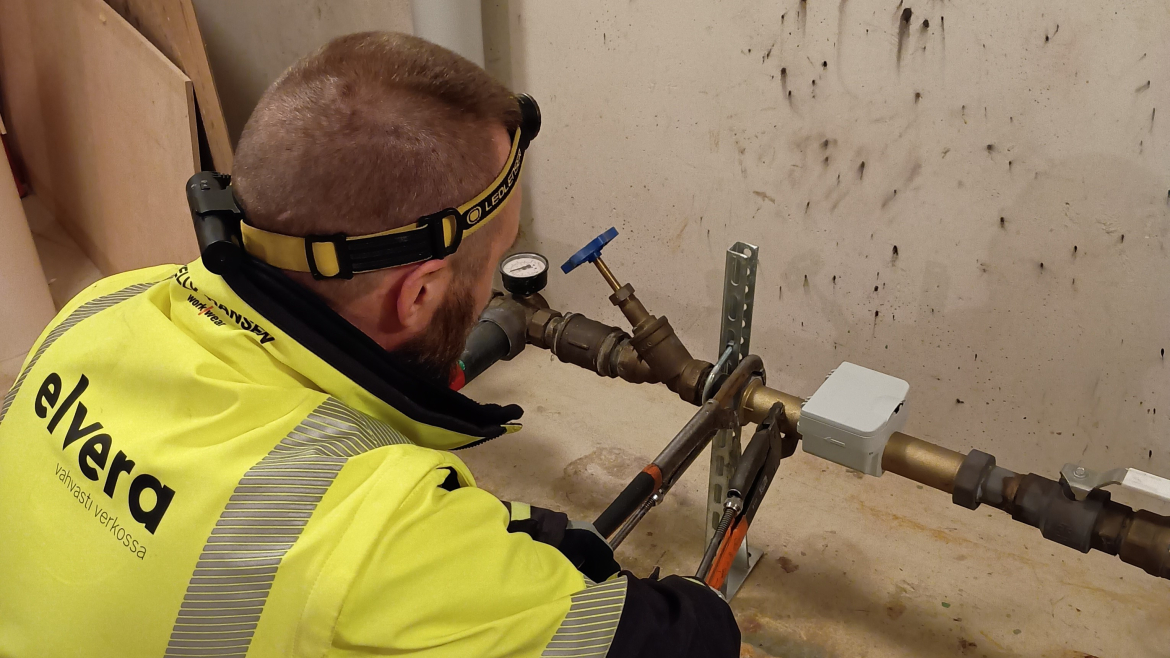 Etäluettava vesimittari