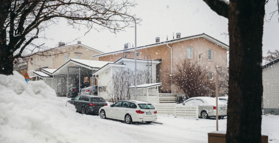 Savonkadun rivitalo lämpiää kaukolämmöllä