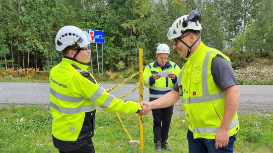 Rauhan ja Imatran kaukolämpöverkostot yhdistyivät.