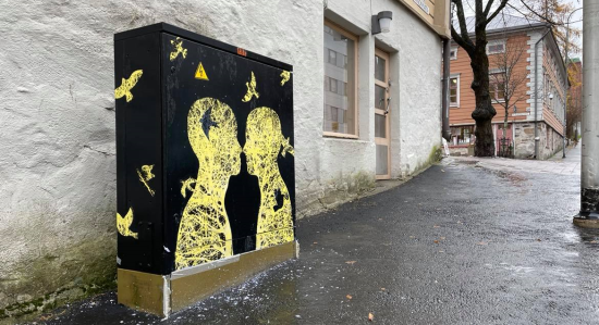 Jakokaappimaalaus Ainonkadulla