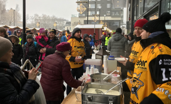 Lappeenrannan Energia ja SaiPa kutsuvat hyväntekeväisyyspuurolle 15.12. 