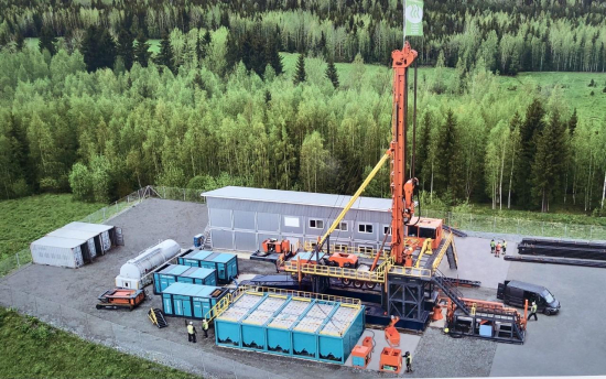 Työmaa kesäkuussa 2021 ennen poraamisen aloitusta.