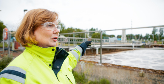 Kuvituskuva Toikansuon jätevedenpuhdistamolta.