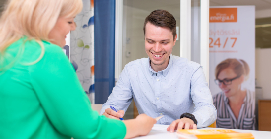 Energia- ja vesilaskujen lukuohje Lappeenrannan Energian asiakkaille.