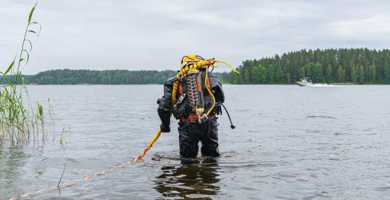 Vedenalaisten vesiverkostojen tarkastussukellukset käynnistyivät..