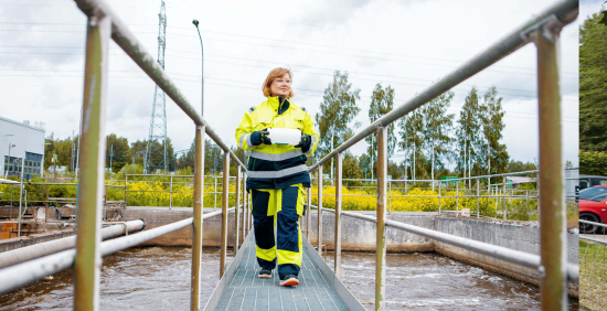 Kuvituskuva jätevedenpuhdistamolta.