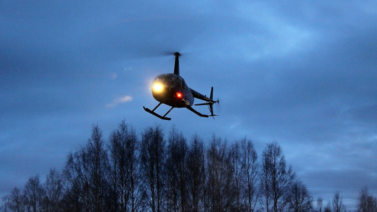 Helikopteri tarkistaa kaukolämpöverkostoa - Gridjet Oy