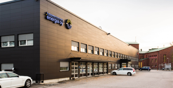 Lappeenrannan Energian toimipiste Simolantiellä. Kuvituskuva.