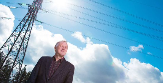 Kuvassa Energian toimitusjohtaja Reijo Kolehmainen.