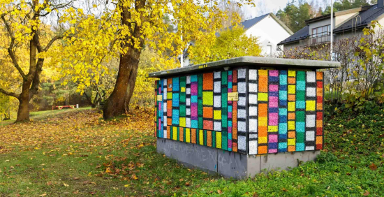 Lappeenrannan Energian puistomuuntajat.