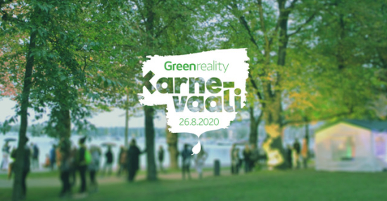 Greenreality-karnevaali järjestetään Lappeenrannassa 26.8.2020.