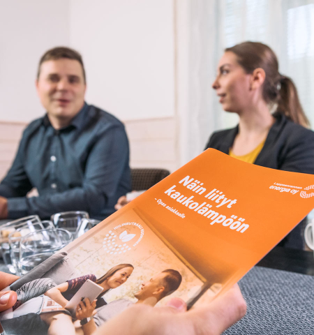 Tilaa kaukolämpöliittymä MinunLiittymä.fi.