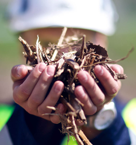 Vihreä Kaukolämpö on 100% uusiutuvista energialähteistä.