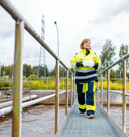 Kuvituskuva Toikansuon jätevedenpuhdistamolta.